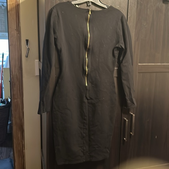 Sexy fitted woman’s black dress - Picture 2 of 4